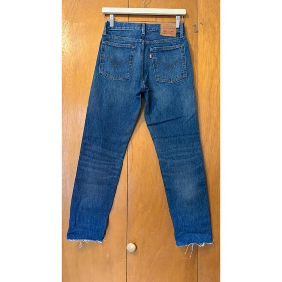 LEVI'S WEDGIE SKINNY JEANS, SIZE: 26, LIKE NEW - Picture 2 of 8